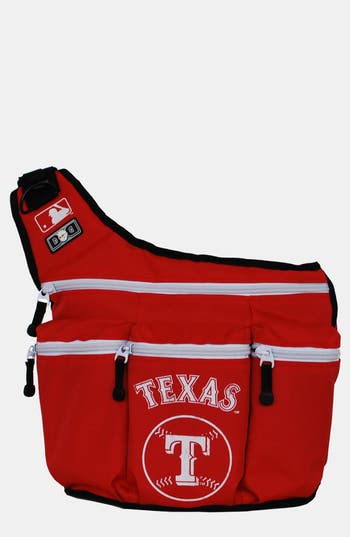 UPC 812959011378 product image for Diaper Dude 'Texas Rangers' Messenger Diaper Bag Red One Size | upcitemdb.com