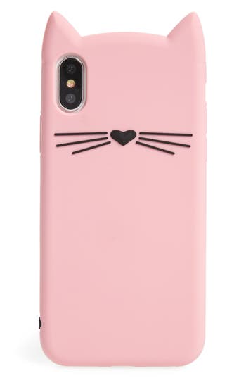 Kate Spade New York Cat Silicone Iphone X Case - Pink