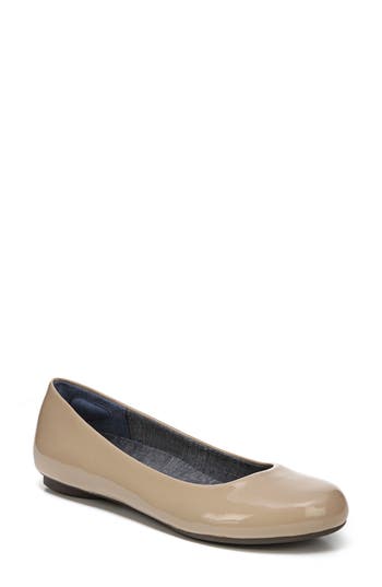UPC 727693574075 product image for Women's Dr. Scholl's Friendly 2 Flat, Size 7 M - Beige | upcitemdb.com