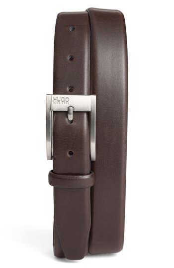 UPC 621384228028 product image for Men's BOSS 'Brandon' Leather Belt, Size 36 - Dark Brown | upcitemdb.com