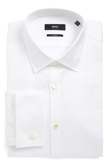 UPC 728678259611 product image for BOSS HUGO BOSS 'Jameson' Slim Fit Tuxedo Shirt White 15R | upcitemdb.com
