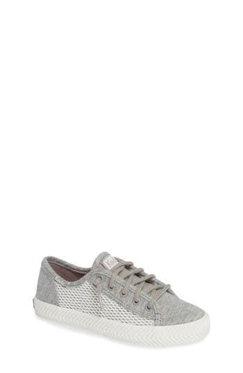 UPC 884547978318 product image for Girl's Keds Kickstart Herringbone Mesh Sneaker, Size 3 M - Grey | upcitemdb.com