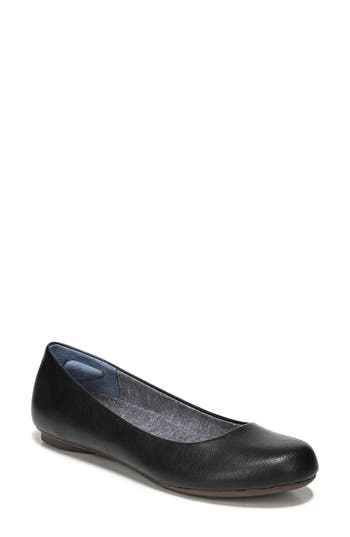 UPC 727693574310 product image for Women's Dr. Scholl's Friendly 2 Flat, Size 8 M - Black | upcitemdb.com