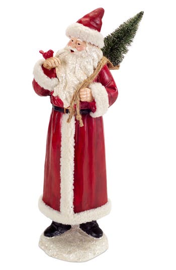 UPC 746427611794 product image for Melrose Gifts Santa With Cardinal Decoration, Size One Size - Red | upcitemdb.com