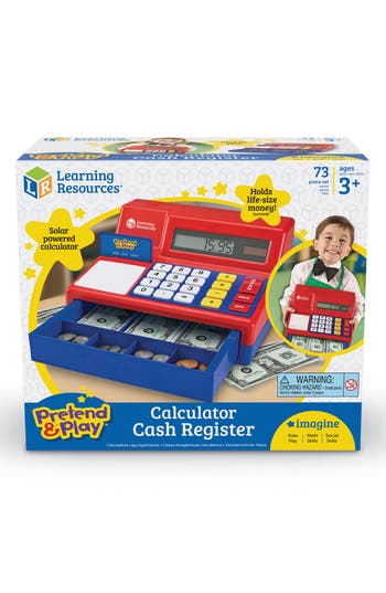 UPC 765023007459 product image for Educational Insights 73-Piece Calculator Cash Register Toy | upcitemdb.com