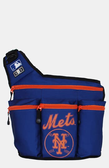 UPC 812959011316 product image for Diaper Dude 'New York Mets' Messenger Diaper Bag Blue One Size | upcitemdb.com