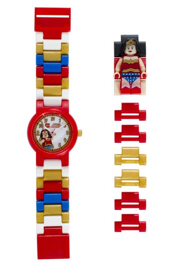 UPC 812768020271 product image for Boy's LEGO 'DC - Wonder Woman' Character Watch & Figurine | upcitemdb.com