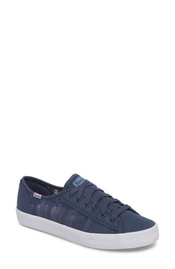 UPC 884401618435 product image for Women's Keds Kickstart Stripe Mesh Sneaker, Size 6 M - Blue | upcitemdb.com