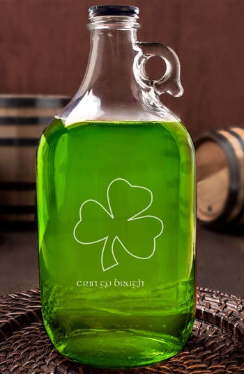 UPC 694546120515 product image for Cathy's Concepts 'Erin Go Bragh' Growler - White | upcitemdb.com