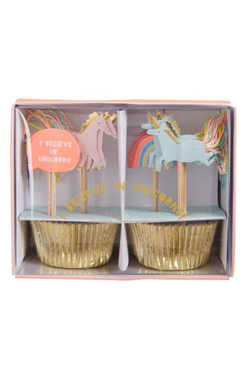 Meri Meri 45-2311 I Believe in Unicorns Cupcake Kit Novelty by Meri Meri 