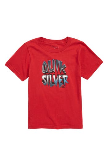 UPC 191274495118 product image for Toddler Boy's Quiksilver Capt Cavern Graphic T-Shirt, Size 3T - Red | upcitemdb.com