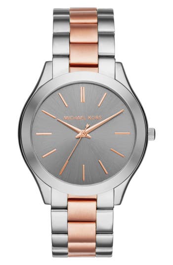 UPC 796483334786 product image for Women's Michael Kors 'Slim Runway' Bracelet Watch, 42Mm | upcitemdb.com