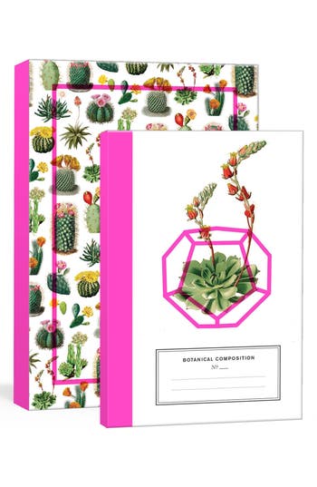 ISBN 9780451498991 product image for Penguin Random House Set Of 2 Cacti & Succulents Journals - Pink | upcitemdb.com