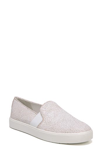 UPC 727694193237 product image for Women's Vince 'Blair 12' Leather Slip-On Sneaker, Size 9 M - White | upcitemdb.com