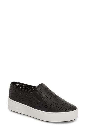 UPC 191936295612 product image for Women's Michael Michael Kors Trent Slip-On Sneaker, Size 7.5 M - Black | upcitemdb.com