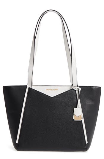 UPC 191935677822 product image for Michael Kors Small Whitney Leather Tote - Black | upcitemdb.com