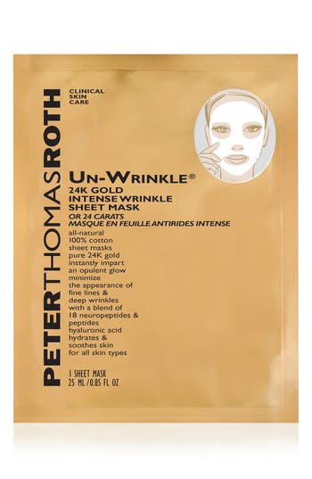 Peter Thomas Roth Un-Wrinkle 24K Gold Intense Wrinkle Sheet Mask