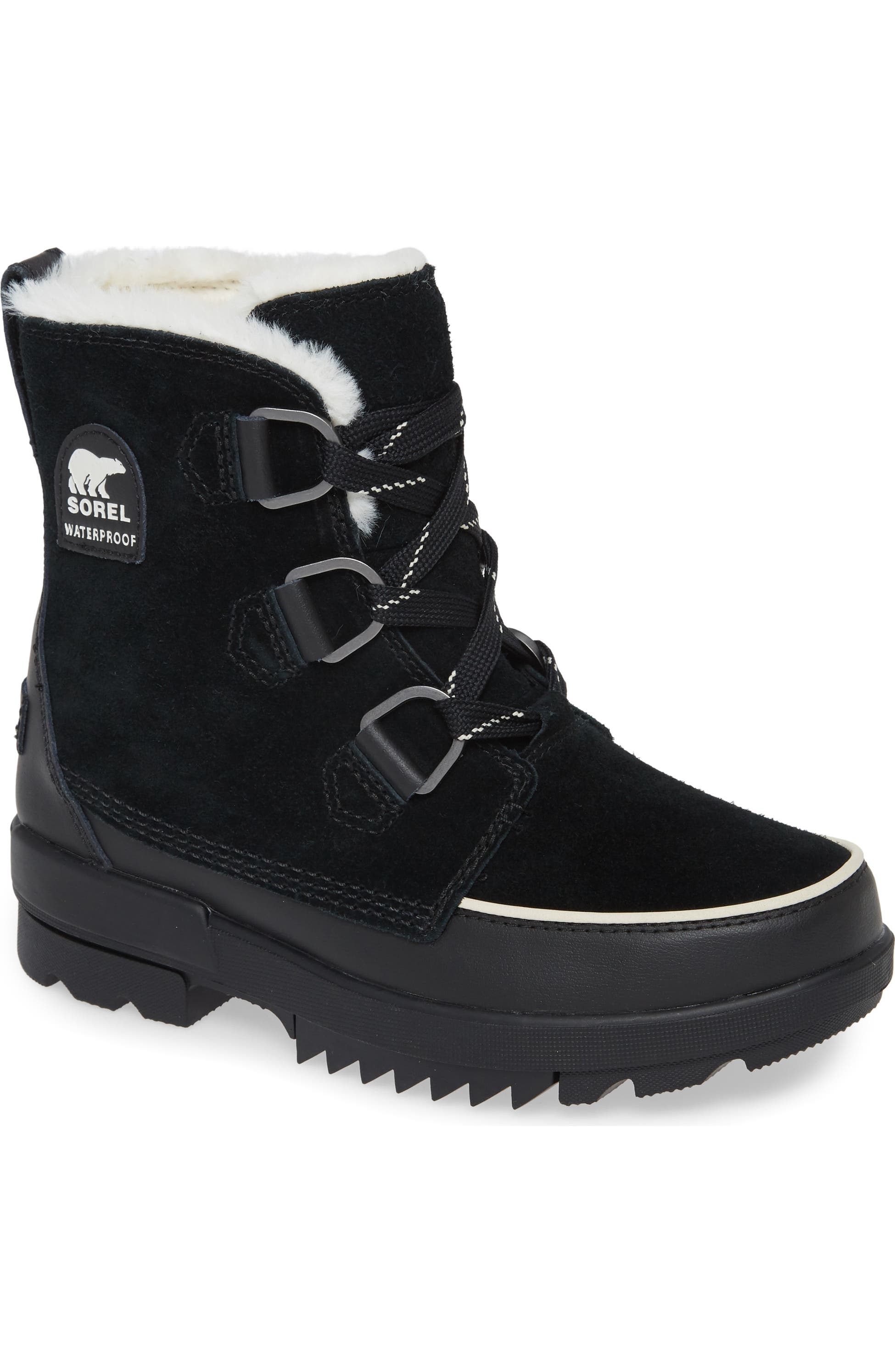 SOREL Tivoli IV Waterproof Winter Boot, Main, color, Black Suede - holiday gifts for christmas