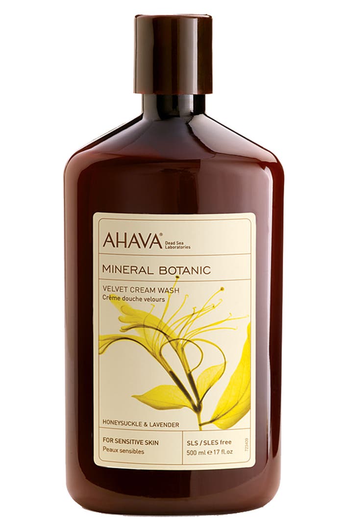AHAVA 'Honeysuckle & Lavender' Mineral Botanic Velvet Cream Wash for ...