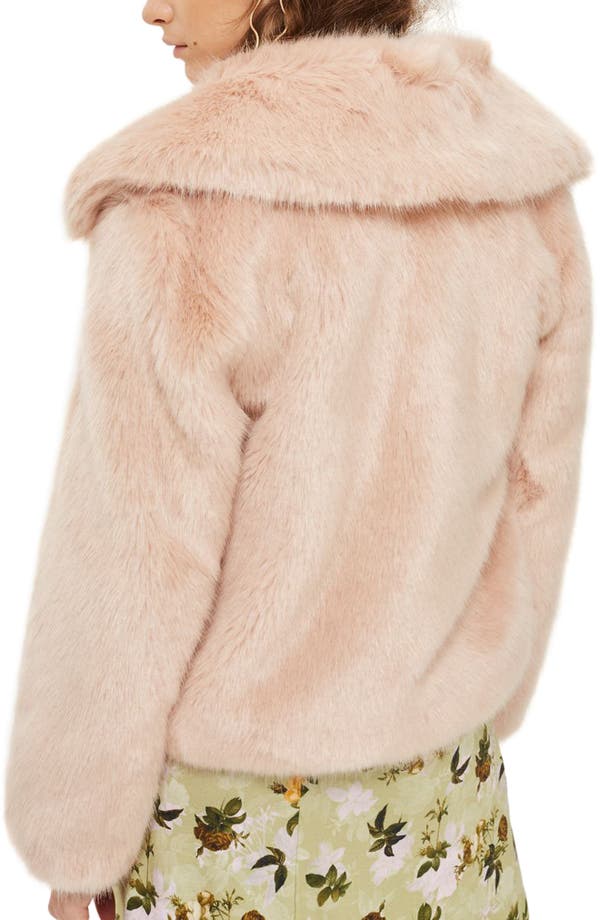 Topshop Claire Faux Fur Coat | Nordstrom