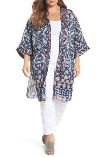 Daniel Rainn Kimono Duster Jacket Plus Size