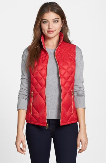 MICHAEL Michael Kors Packable Stand Collar Down Vest (Online Only ...