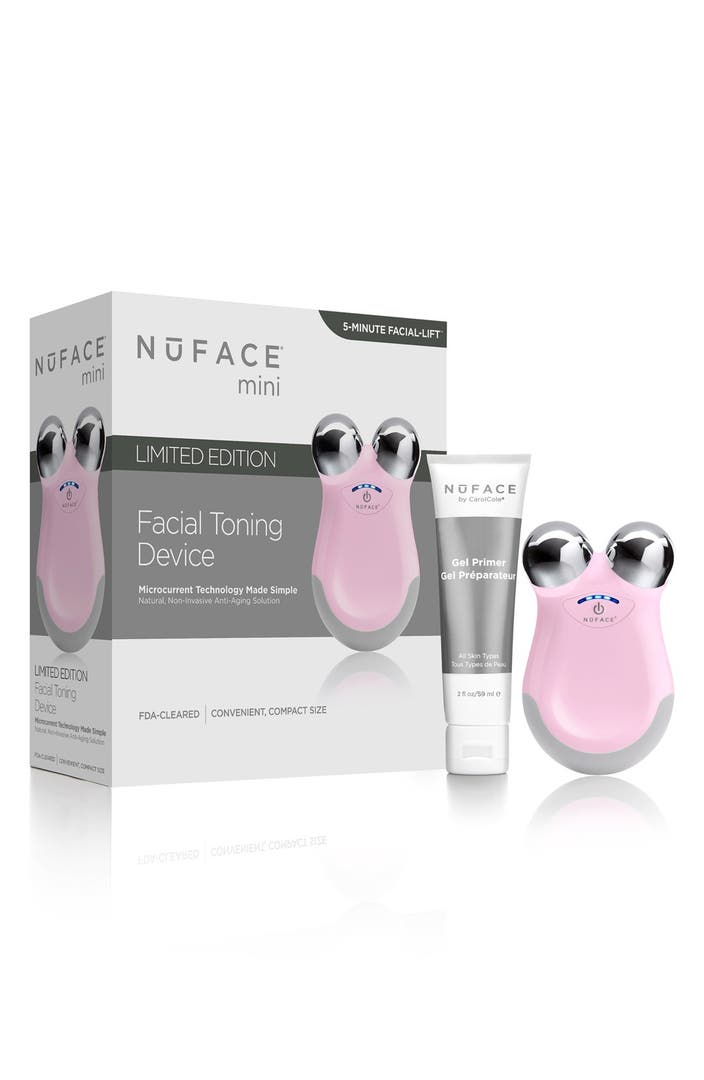 NuFACE® mini Facial Toning Device in Petal Pink (Limited Edition ...