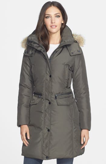 Andrew Marc 'Darby Downtown' Down Coat with Genuine Coyote Fur | Nordstrom