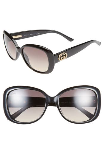 Gucci 56mm Swarovski Crystal Sunglasses | Nordstrom