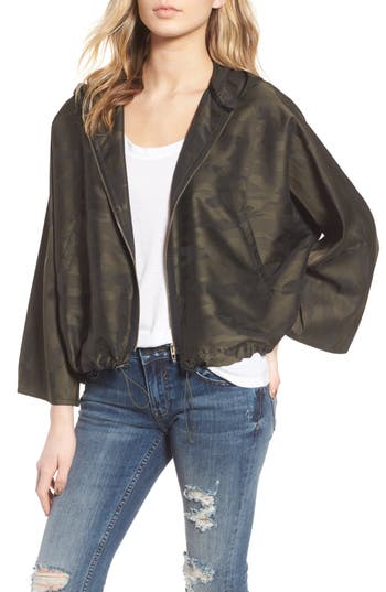 BLANKNYC Camo We Not Bell Sleeve Jacket