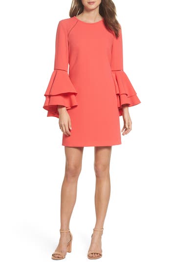 Chelsea28 Tiered Bell Sleeve Shift Dress