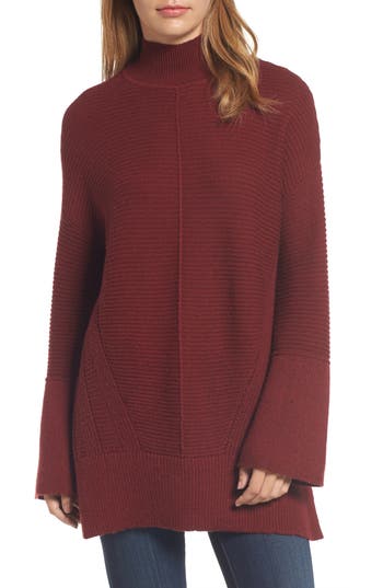 Caslon® Ribbed Turtleneck Tunic Sweater | Nordstrom