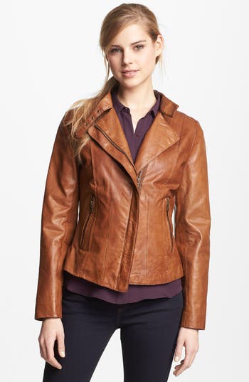 Marc New York by Andrew Marc Distressed Leather Jacket (Regular ...
