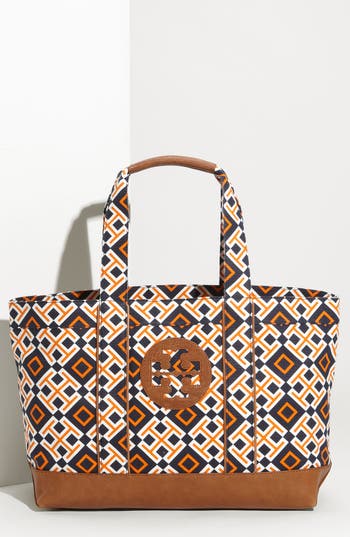 Tory Burch Coated Canvas Beach Tote | Nordstrom