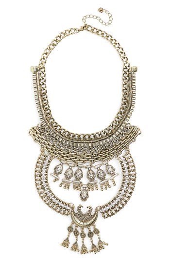 Leith Chain Crescent Statement Necklace | Nordstrom