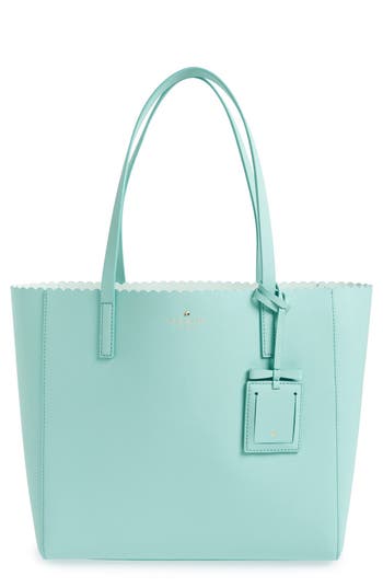 kate spade new york 'cape drive - hallie' scalloped saffiano leather ...