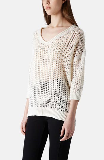 Topshop Open Knit Sweater | Nordstrom