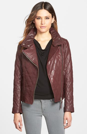 Mackage Quilted Leather Moto Jacket | Nordstrom