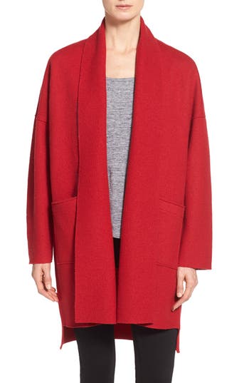 Eileen Fisher Boiled Wool Kimono Coat (Regular & Petite) | Nordstrom
