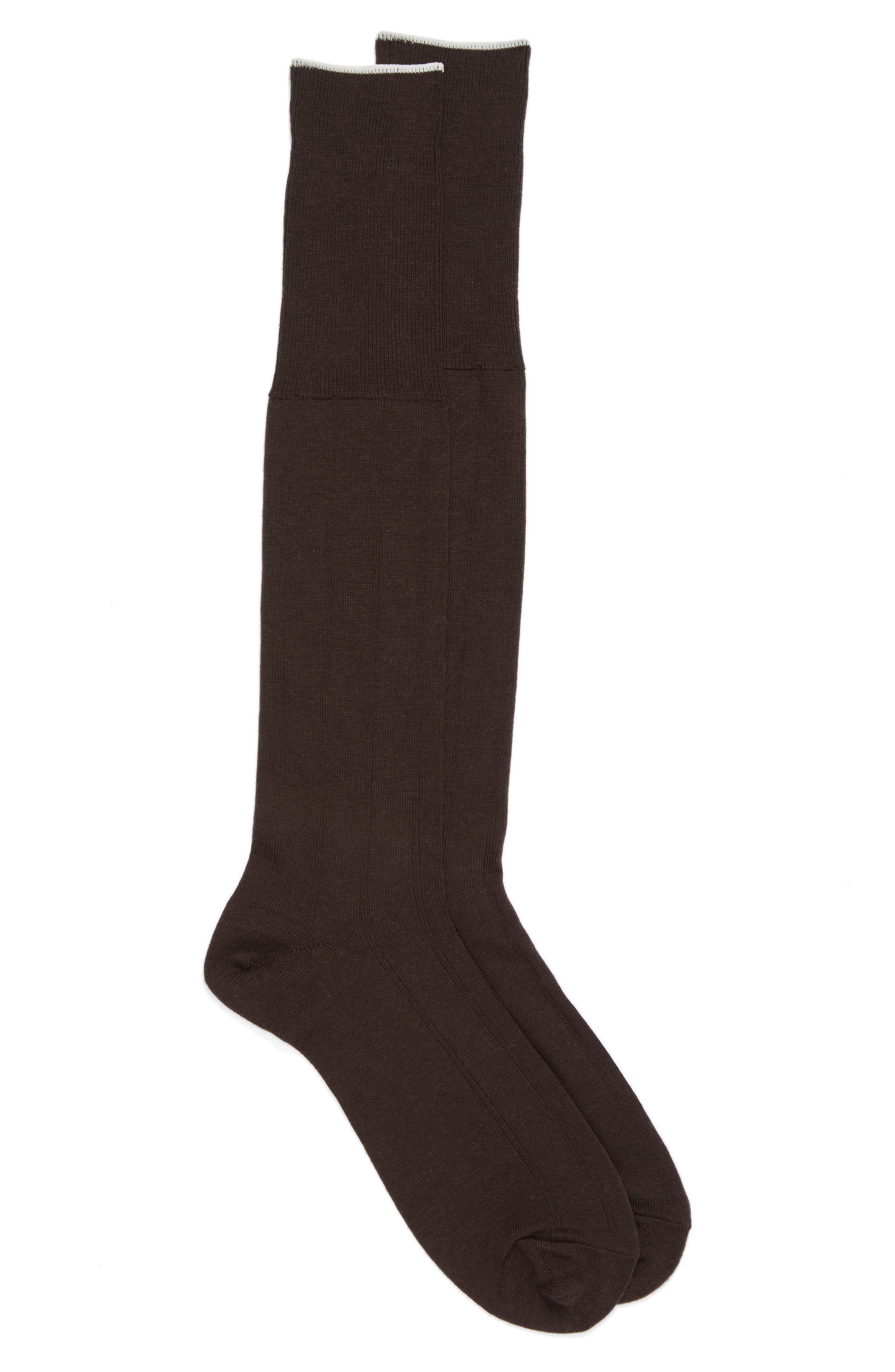 brown socks