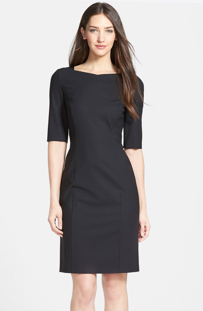 BOSS 'Donida' Elbow Sleeve Sheath Dress | Nordstrom