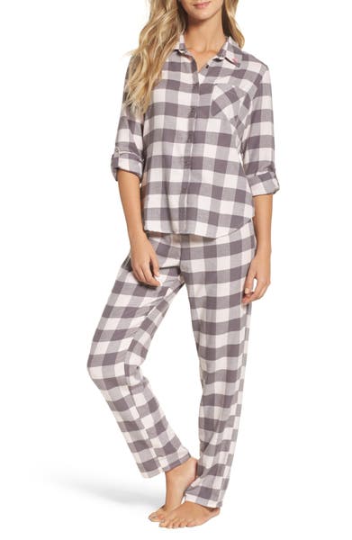 Main Image - Make + Model Flannel Girlfriend Pajamas