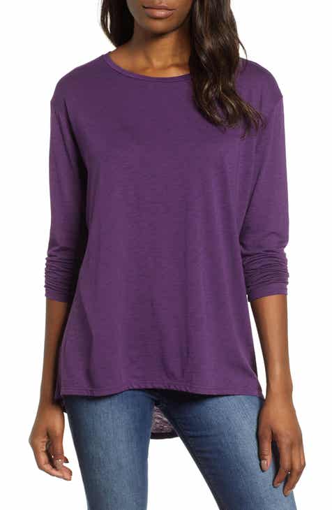 Women's Purple Tops, Blouses & Tees | Nordstrom