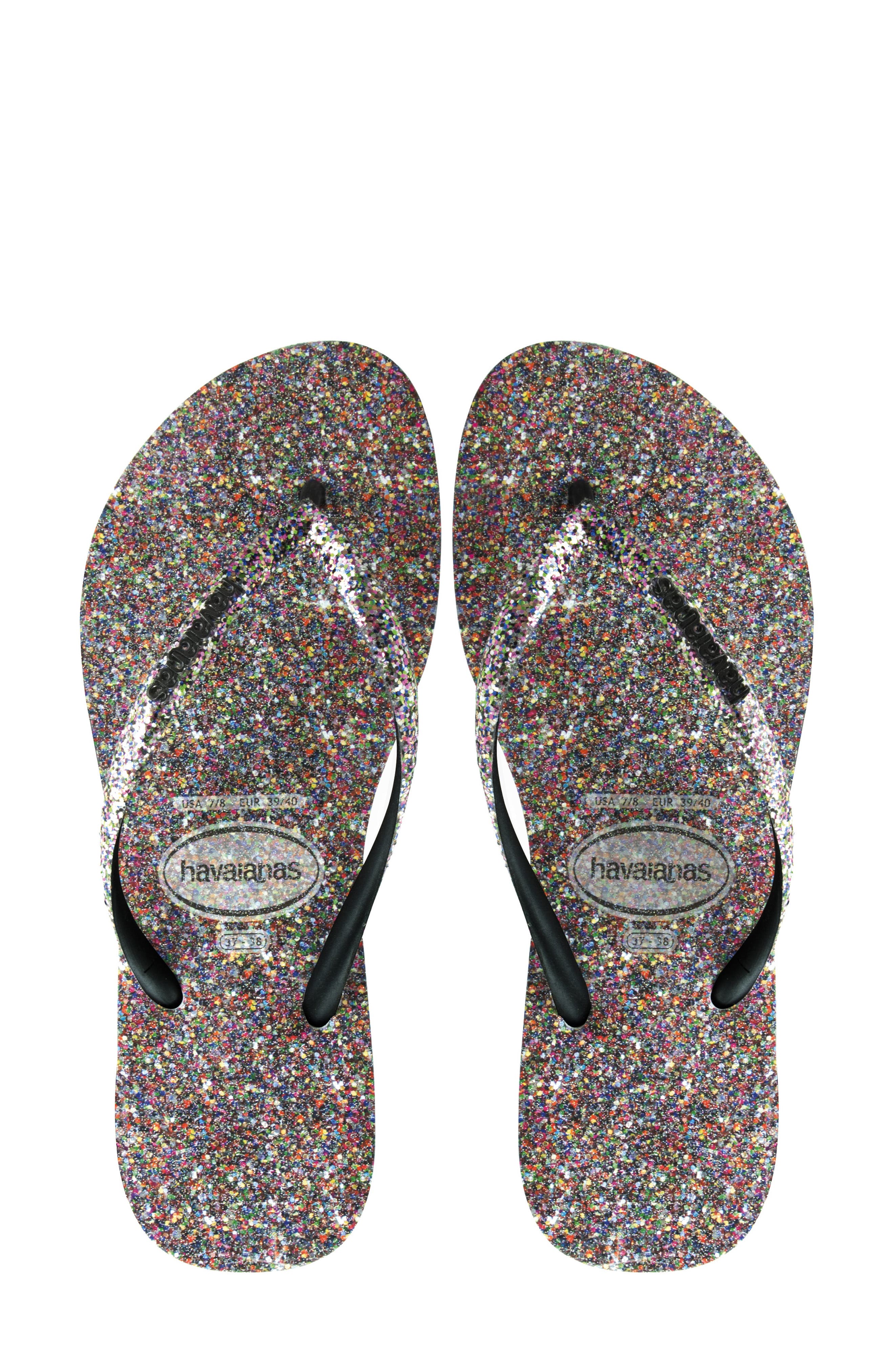 sparkly havaianas flip flops