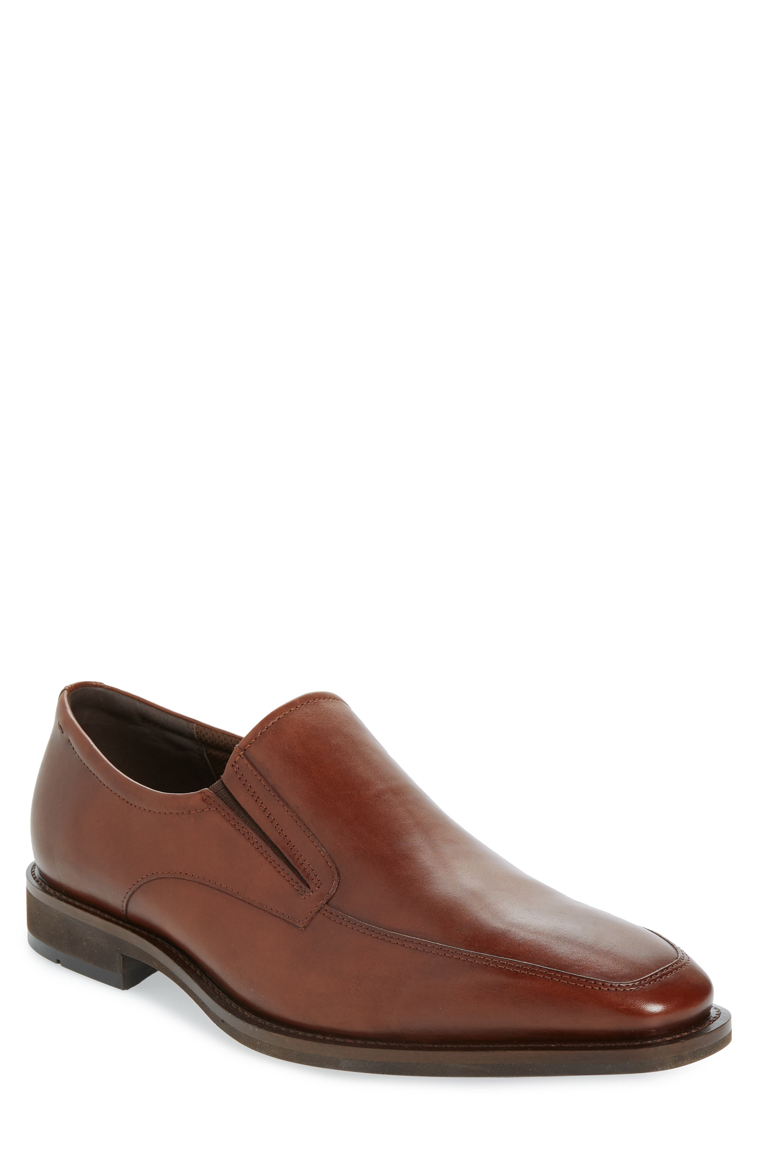 slip on leather dress shoes