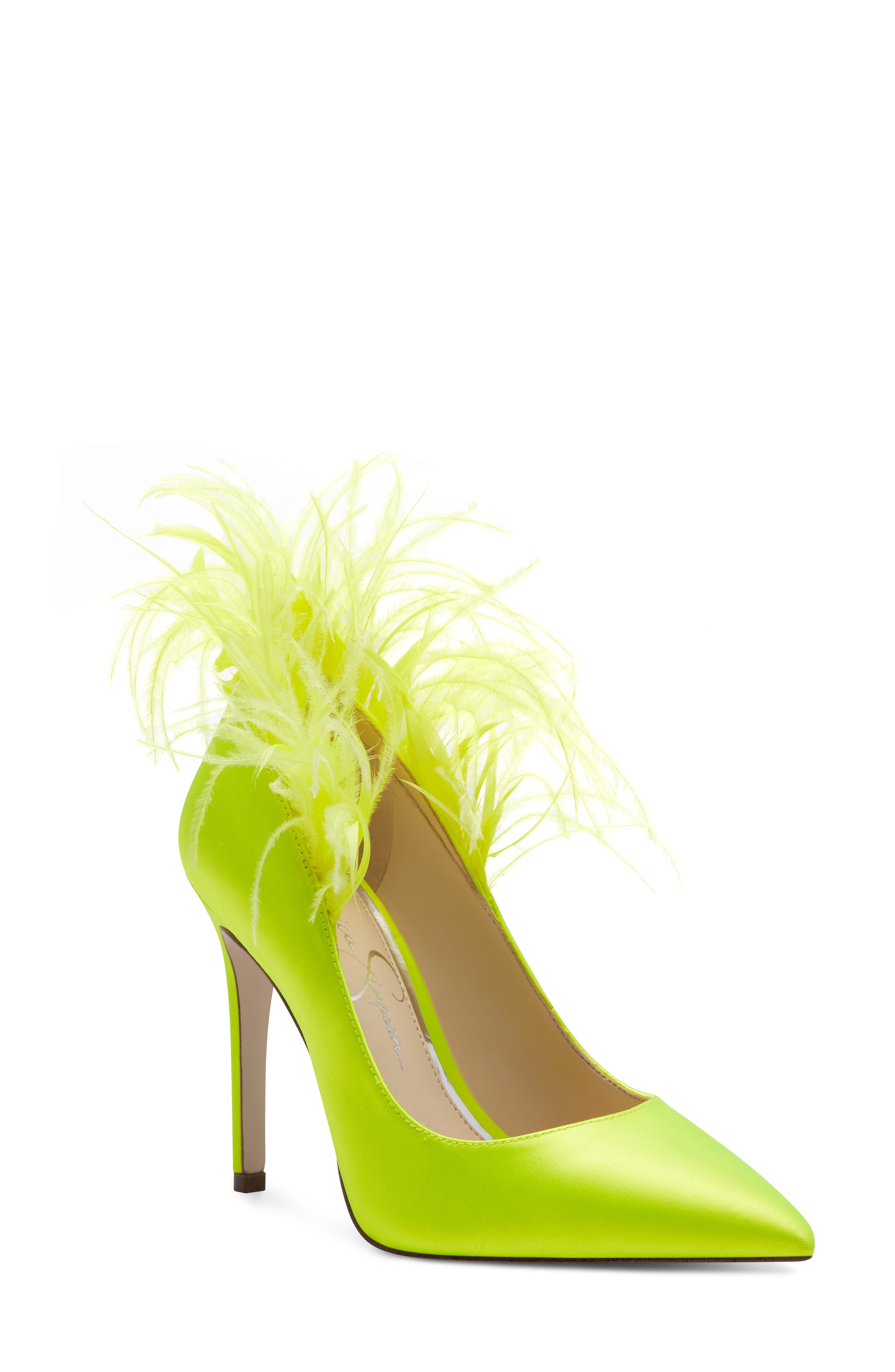 highlighter green heels