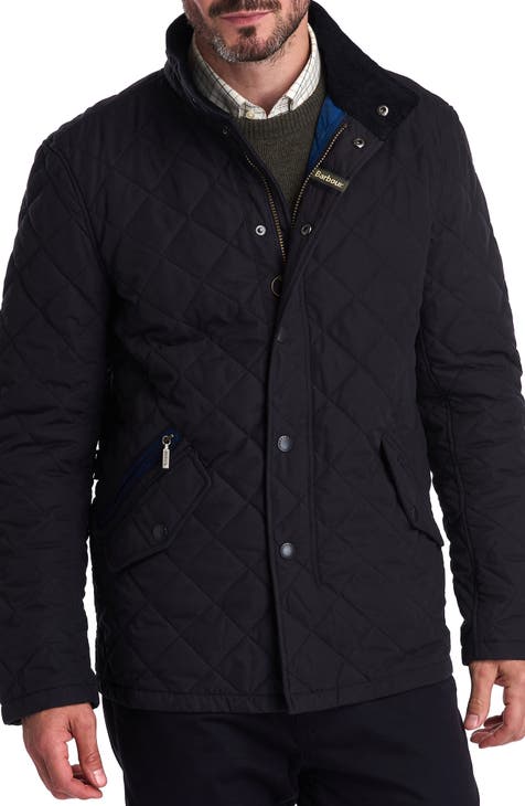 mens quilted travel jacket