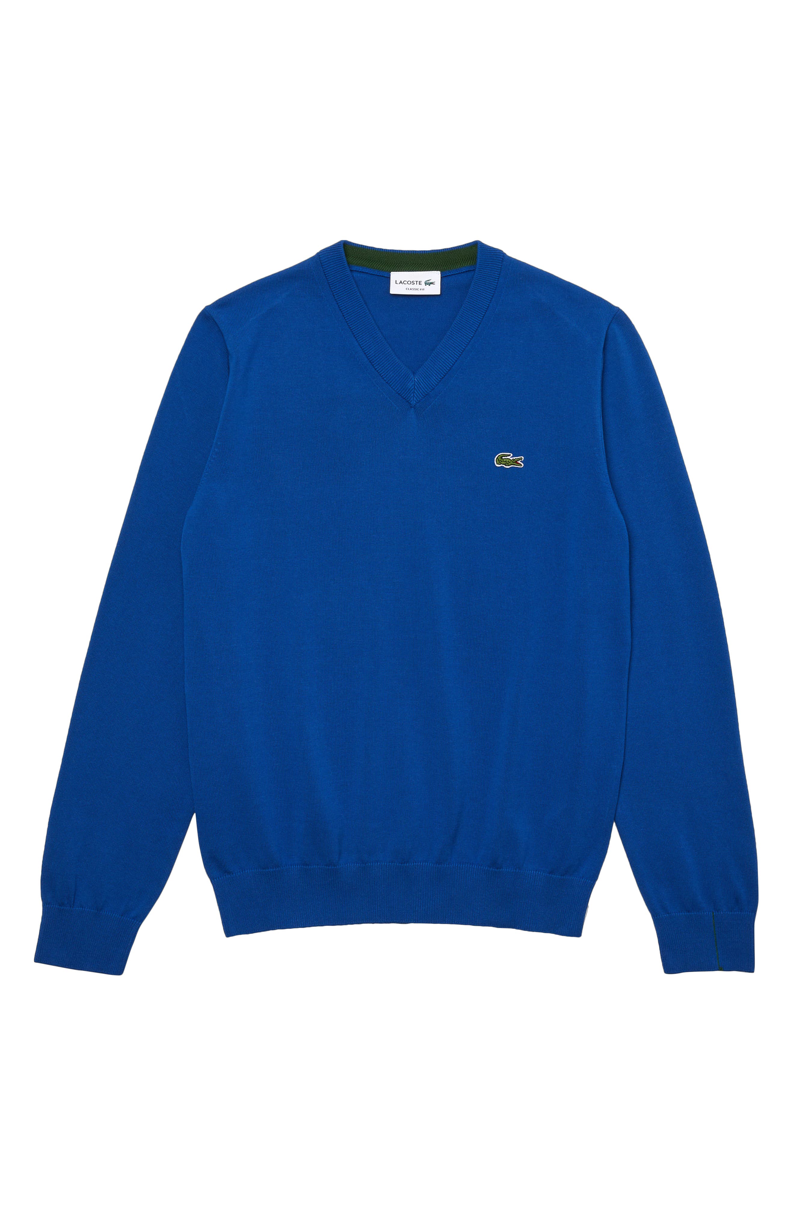 lacoste sweater blue