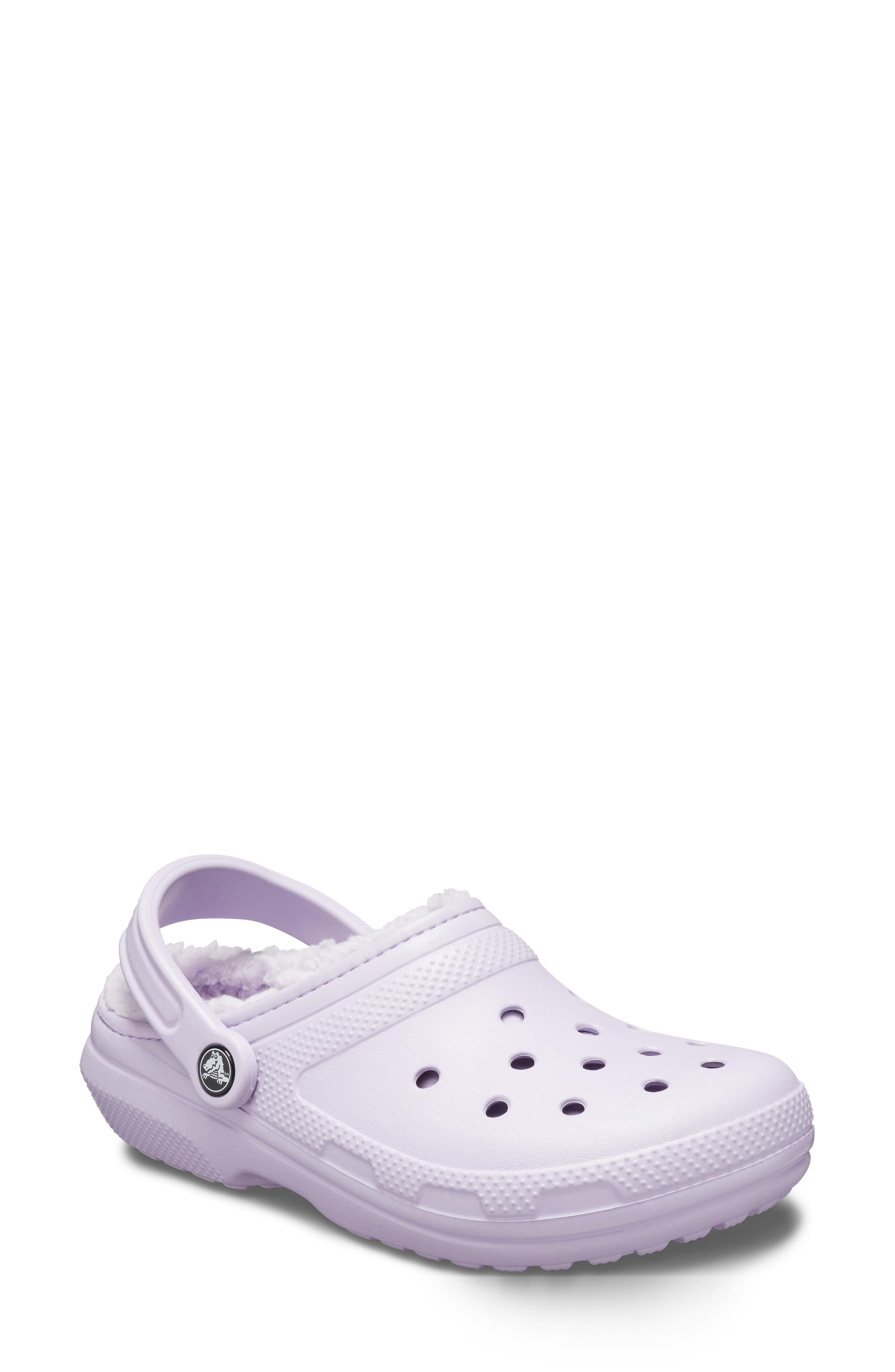 mens purple crocs