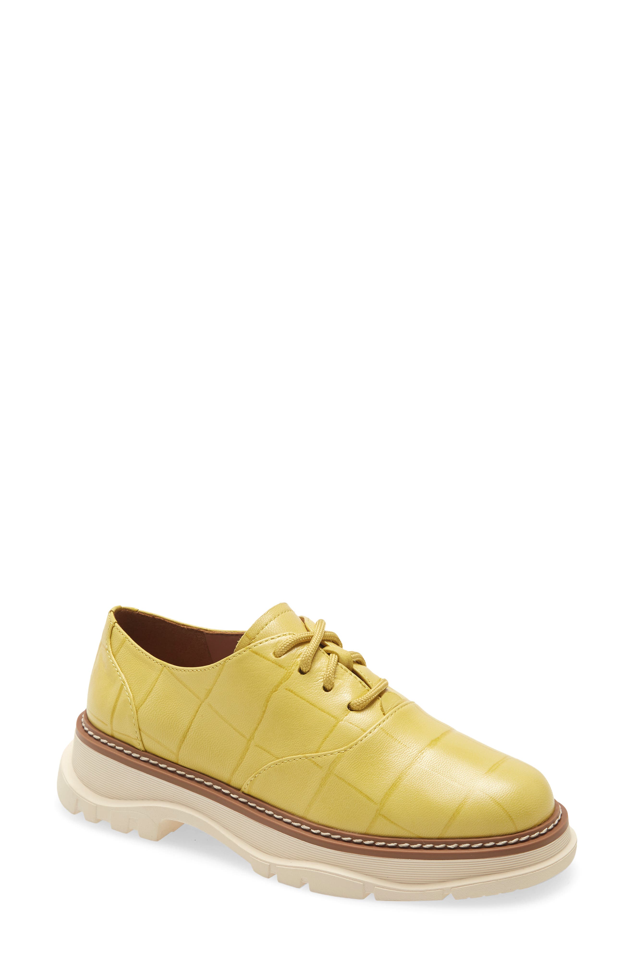 yellow loafers womens